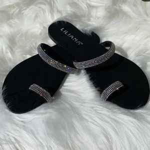Rhinestone sandals